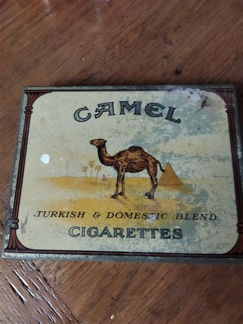 camel cigarette metal box|camel cigarette memorabilia.